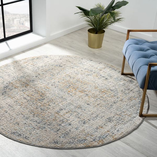 Aubrey Sand Round Rug