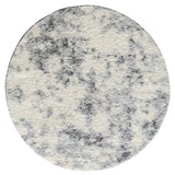 Plushy Ash Round Rug