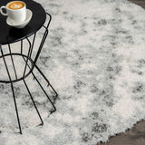 Plushy Ash Round Rug