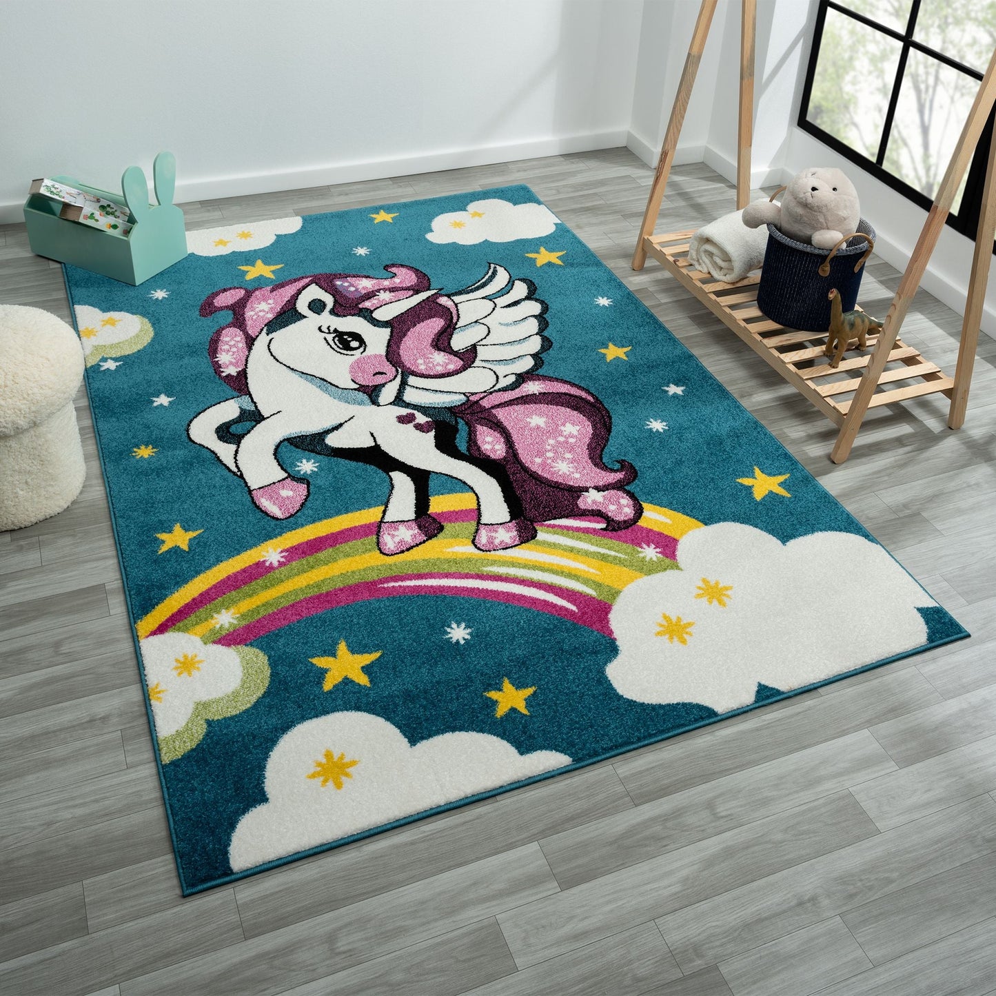 Kidszone Blue Rug