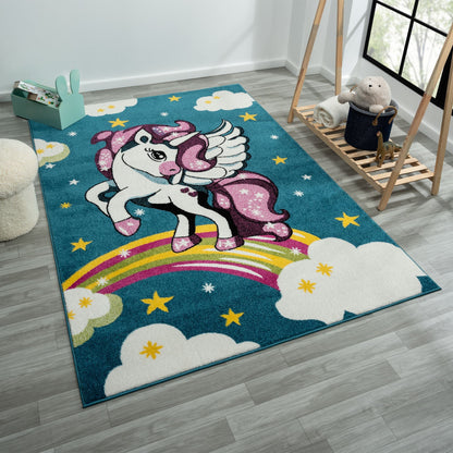Kidszone Blue Rug