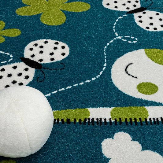 Kidsville Blue Rug
