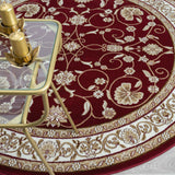 Estate Red Round Rug