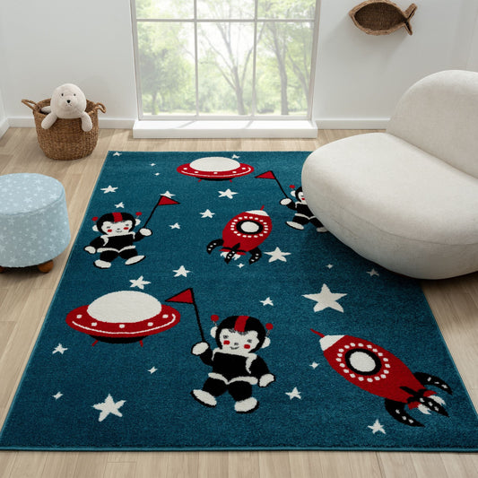 Kidszone Blue Rug