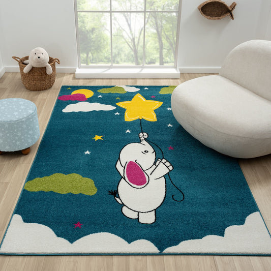 Kidszone Blue Rug