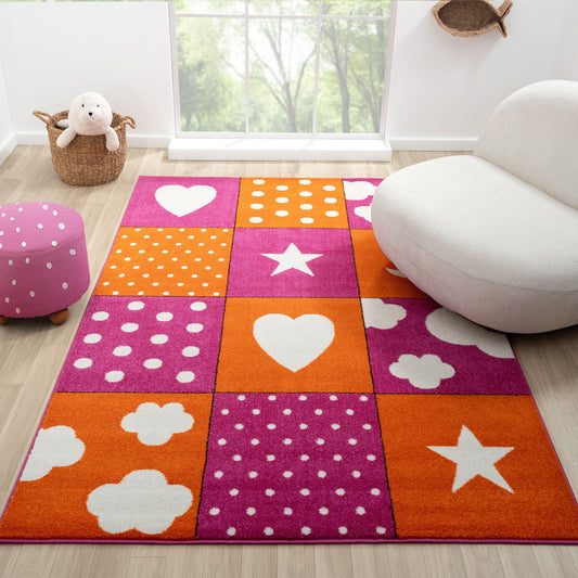 Kidsville Pink Rug