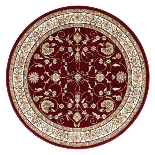 Estate Red Round Rug