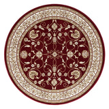 Estate Red Round Rug