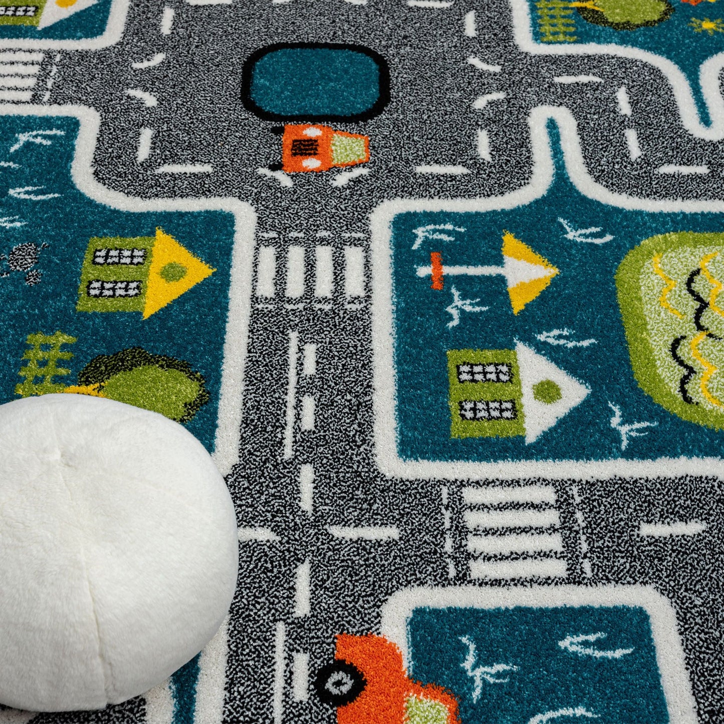 Kidsville Blue Rug