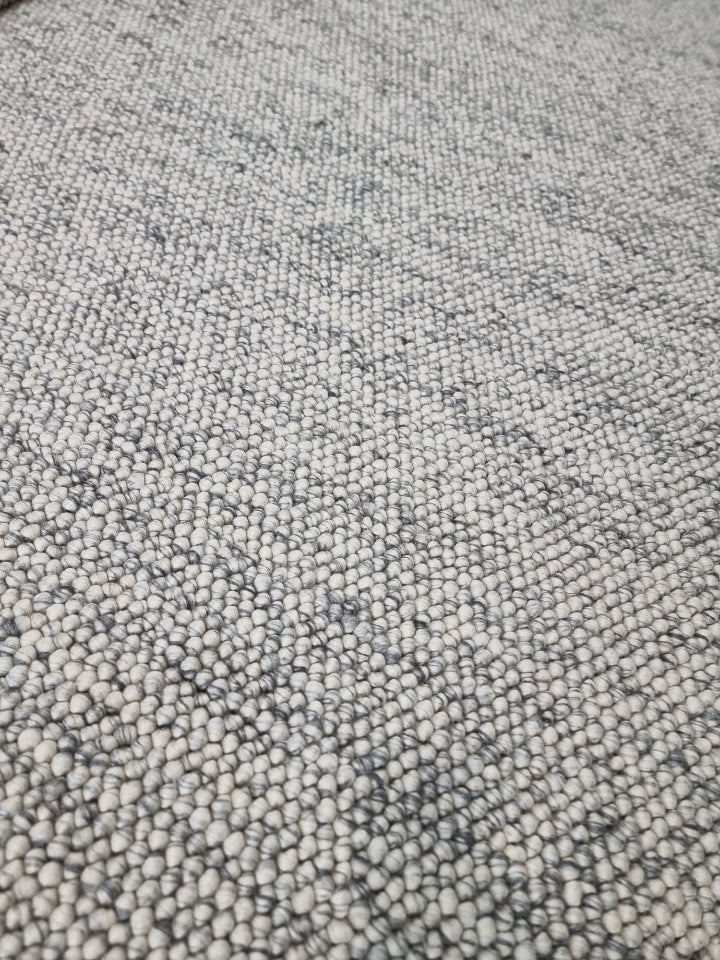Pebble Hand Woven Light Grey Rug