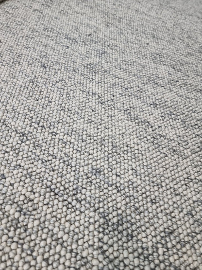 Pebble Hand Woven Light Grey Rug