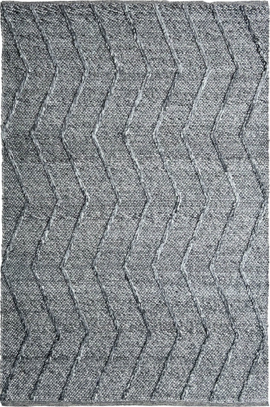 Waves Dark Grey Rug